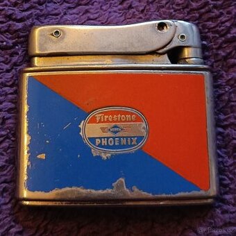 Vzácný zapalovač Firestone Phoenix