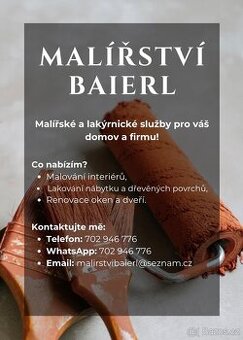 Nabízím malířské práce