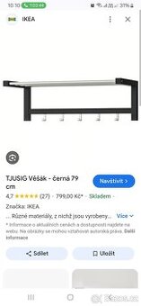 Botník s věšáky nový