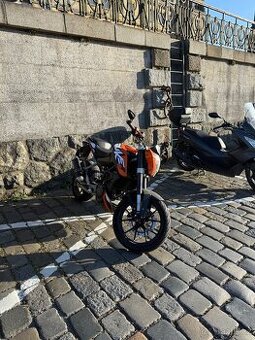 KTM Duke 125 (r. 2011) + laděný výfuk Arrow