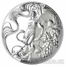 LIBERTY 2022 FORTRESS 2 OZ 9999 Ag 5$ NIUE