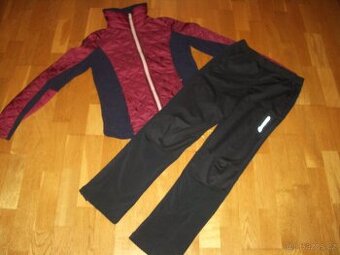 Dívčí sportovní komplet mikina+kalhoty vel.152/158 TOP stav