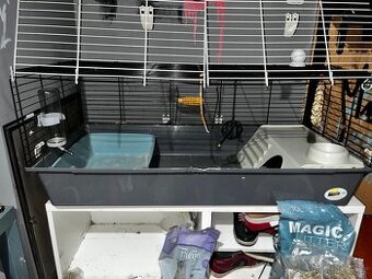 Klec pro králíky + vše co potřebujete