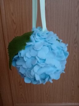Dekorace Hortenzie závěsná