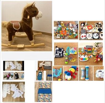 Výbavička pro miminko-fusaky,deky,hracky