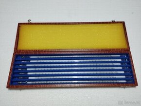 Laboratorní teploměry 0°C-360°C - sada 7 ks