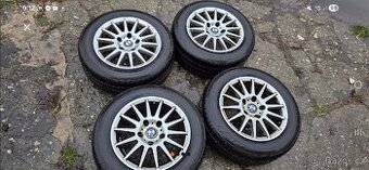 Alu kola R15 5x120, BMW letní 205/60 e36