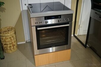 Siemens nerezový vestavný sporák HE33AU530, ližiny