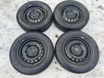 4ks komplet plech 15" 5x112 zimní Continental 91% O3 O2