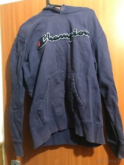 PÁNSKÁ MIKINA CHAMPION, VYŠITÝ 3D NÁPIS,VELIKOST M