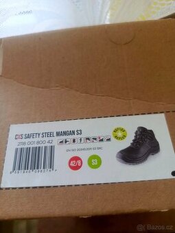 CXS Obuv Safety Steel Mangan S3, vel. 42/8