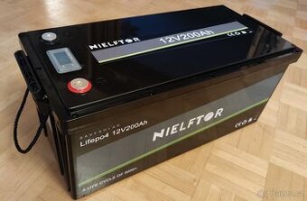 LiFePO4 baterie Nielftor 200Ah /12V - NOVÁ, doklad s odp.DPH
