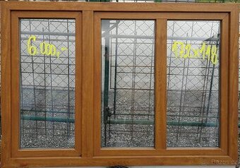 Okna zlatý dub použitá