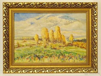 Obraz - Šumava, olejomalba 64x85