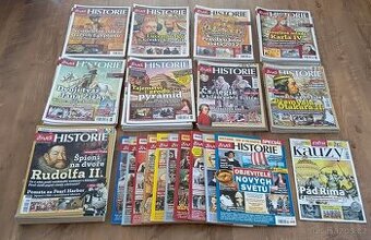 119x časopis Živá historie – ročníky + speciály + 2x pořadač