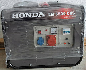 Prodám nepoužitou elektrocentrálu  HONDA EM 5500 CXS - 1