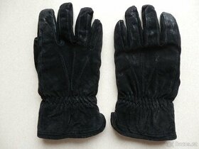 Pánské kožené, teplé rukavice vel. M - 1