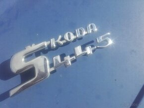 Škoda 445 Spartak - nepoužitý nápis na zadek - 1