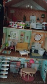 Domeček pro Barbie Kidcraft+karavan+šatna - 1