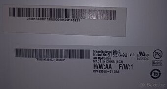 B156XW02 V.0 LCD 15.6" 1366x768 WXGA HD LED