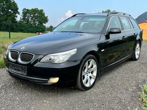 BMW E61 525D 145KW,2007,KŮŽE,XENON,ALU18,PANORAMA,TZ,BEZ RZI