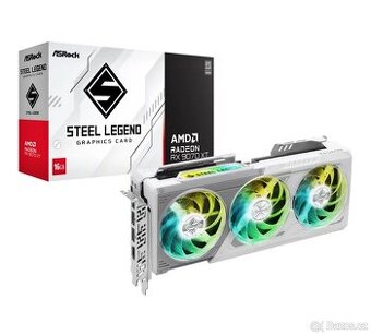 ASROCK Radeon RX 9070 XT Steel Legend 16G