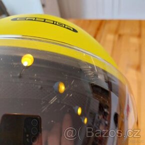 Otevřená přilba na motorku Cassida Handy Plus Linear fluo
