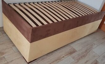 čalouněná postel s roštem 200x90