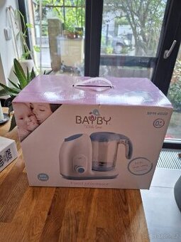 Parní vařič, mixer a sterilizátor