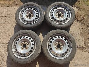 Prodám sadu disků 6,5Jx16H2 ET50 + zimní pneu 205/55/R16