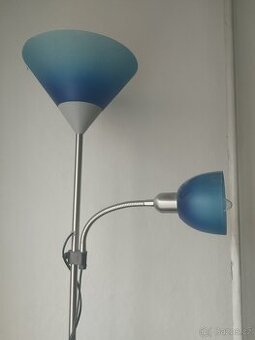 Lampa s modrými vzory - 1