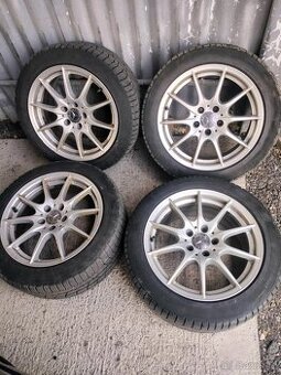 4ks alu disky orig. Mercedes 5x112 R17 pneu 245/45 R17 7mm