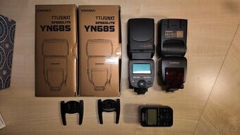 Prodám: 2× blesk Yongnuo YN685 Speedlite pro Nikon + 1× bezd