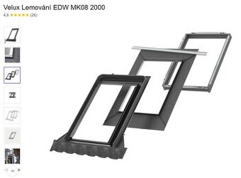 2ks Zateplovací sada oken Velux EDW 2000/MK08 plechování