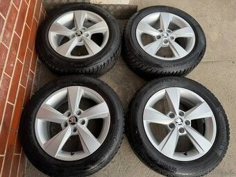 Alu 15" 5x100 škoda DENEB zimní 96% Rapid,F3, TOP