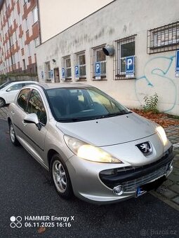 Peugeot 207 1,4 65 kW, STK platná, rv 2008