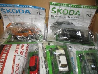 DeAgostini, Škoda modely 1:43,