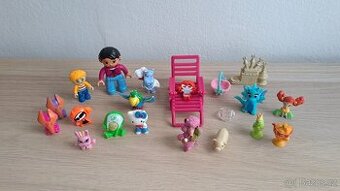 Mix různé figurky s lehátkem.