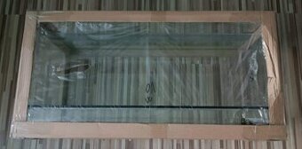 LTerárium 80x40x40 nové. 5 mm sklo.Vrchní větrání 10 cm po c
