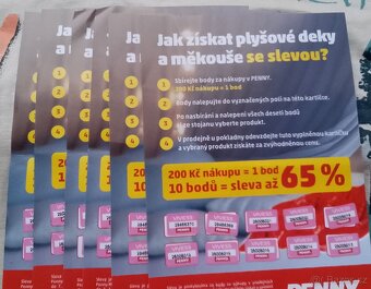 Penny body na nákup dek a polštářků - 1