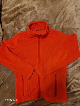 Fleec mikina CMP červená 134/140