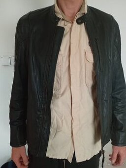 Kožená bunda Pepe Jeans