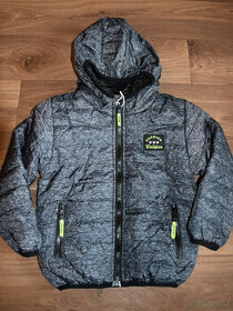 Chlap. šusťáková BUNDA s fleesem vel.98/104 NOVÁ 2.jakost -