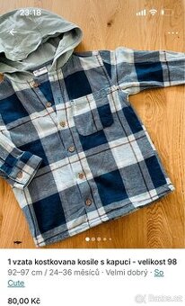 Hezke obleceni kluk - velikost 98/104/110