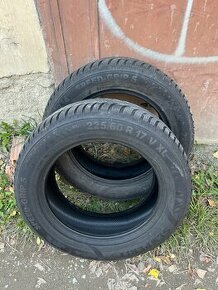 2x Zimní pneu gumy kola 225/60 R17 DOT 36/22