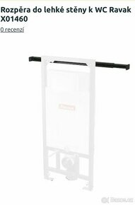 Rozpěra do stěny k WC