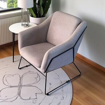 Křeslo Soft 2 světle šedá