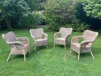Prodám 4x ratanové zahradní křeslo