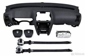 Airbagová sada Škoda Octavia II 1Z - Palubka Airbag Pásy