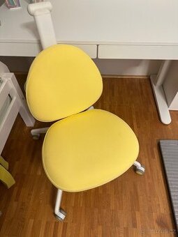 IKEA DAGNAR dětská židle, žlutá